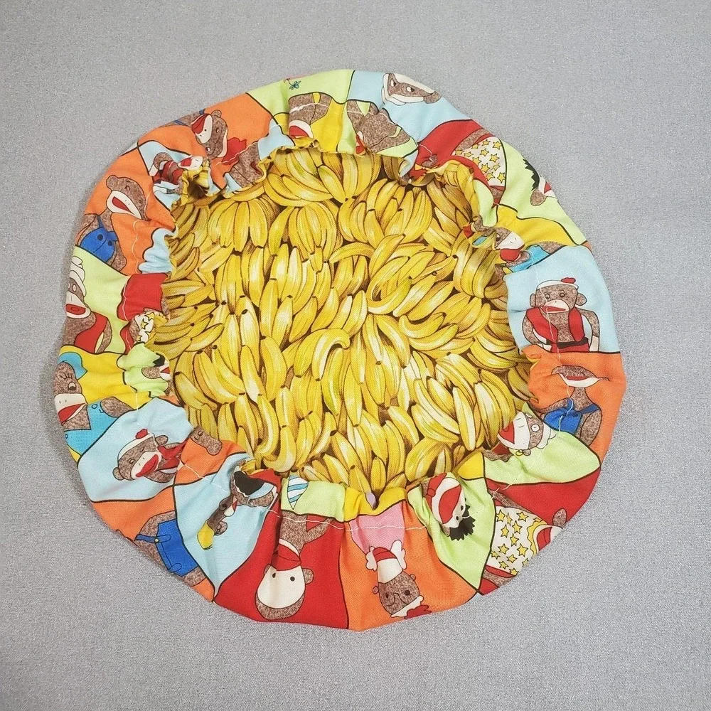 Color Block Sock Monkey Reversible KitchenAid Mixer‎ Mixing Bowl Cover Baking